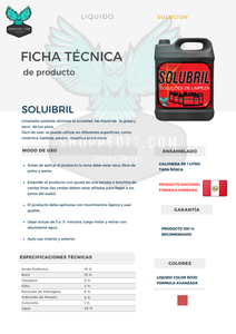 SOLUBRIL (SOLUCION DE LIMPIEZA)